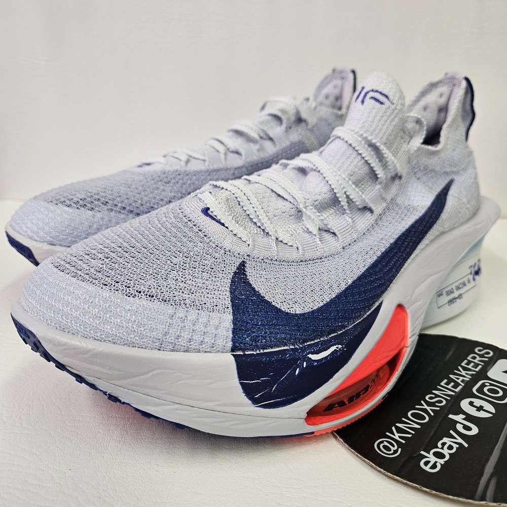 Nike Air Zoom Alphafly NEXT% 3 Football Grey Blue Void FD8311-001 Men's Size 14